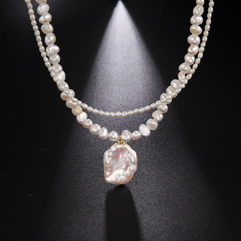 品质看得见 淡水珍珠小珍珠baby珠2.5mm 异形巴洛克 项链套链秋冬