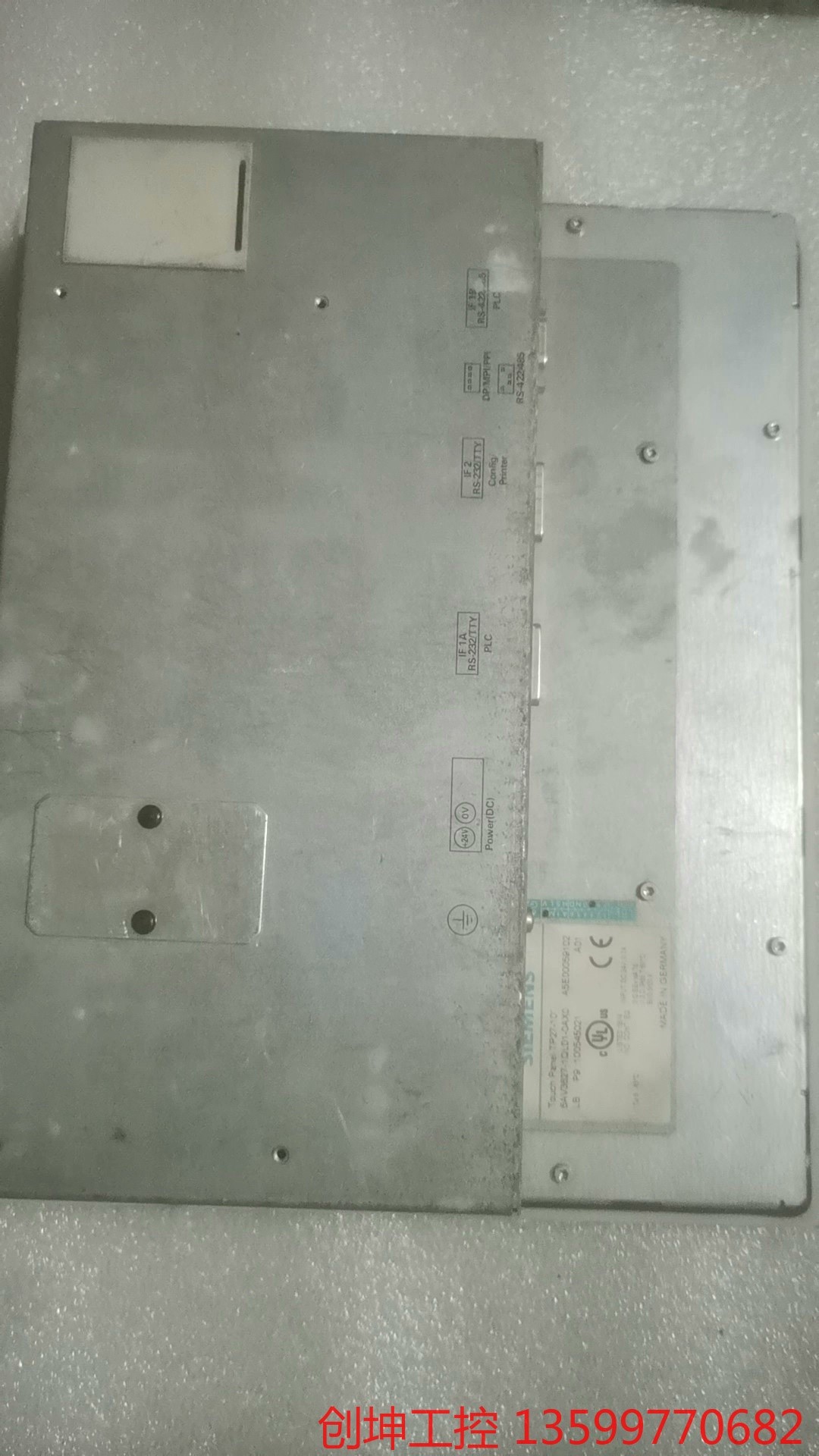 （创坤设备）原装拆机西门子6AV3627-1QL01-0AX0 TP27产