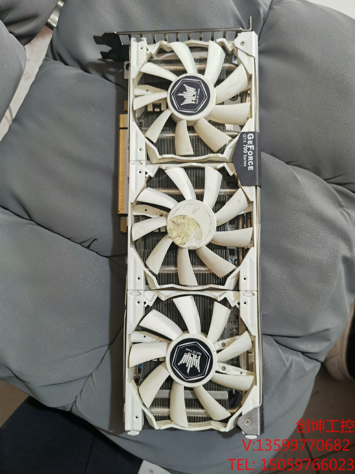 （创坤设备）影驰名人堂GTX770  2G DDR5 真实测试跑分11万电