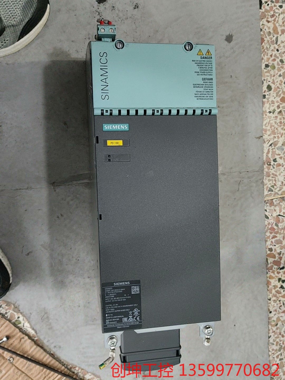 （创坤设备）6SL3130-6TE23-6AA3西门子电源模块，拆机功能议
