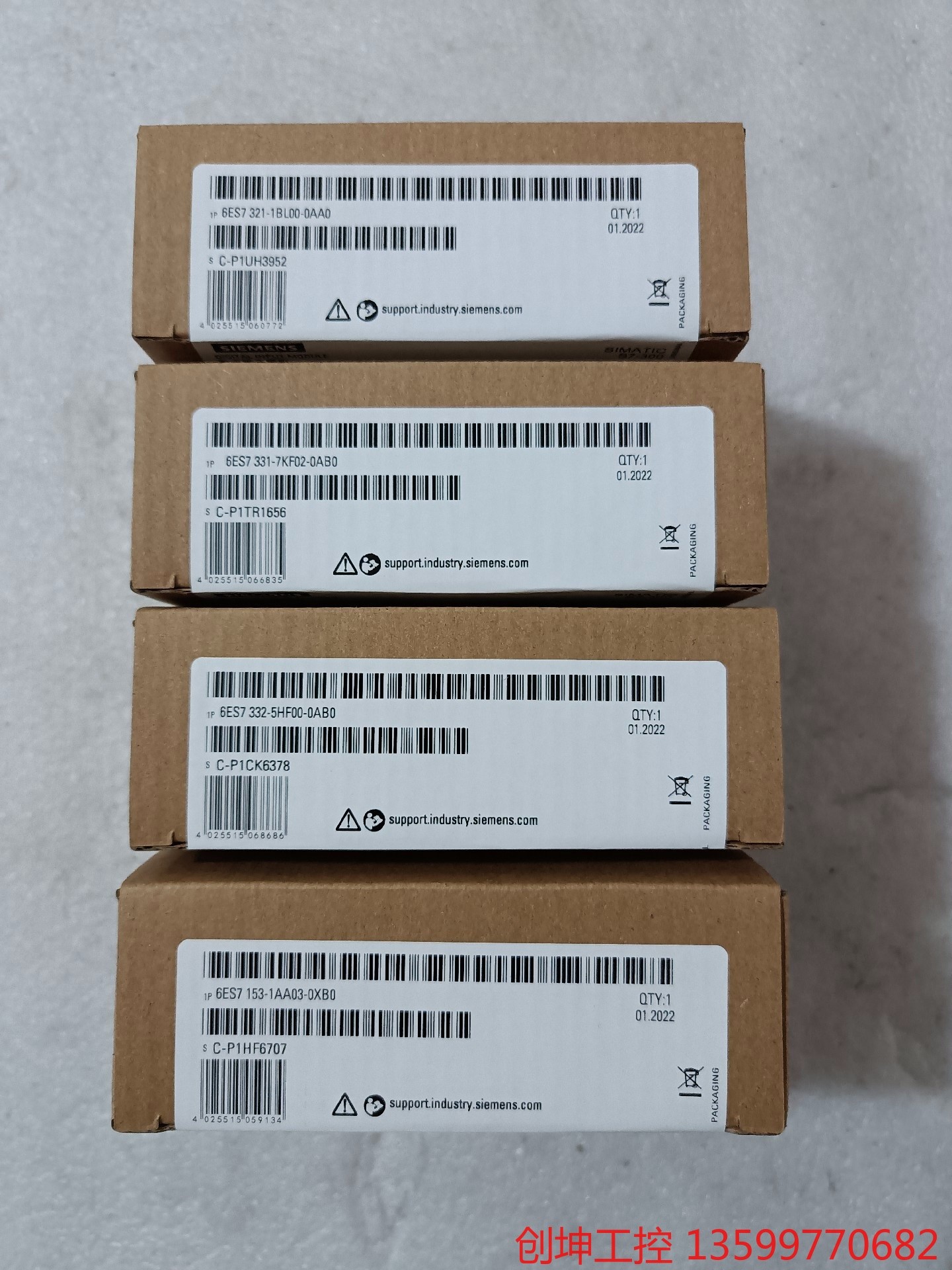 （创坤设备）工程余货 322-1HF01 西门子 SM322.DO  1产