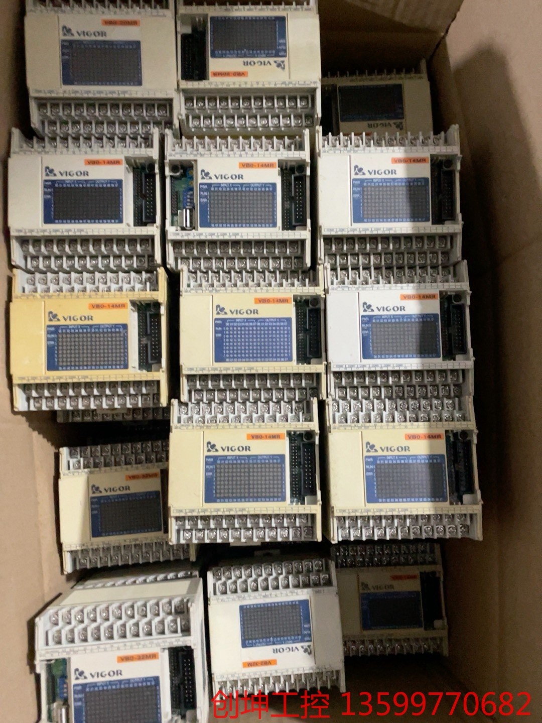 （创坤设备）二手丰炜PLC，VB0/2-14/20/28/32MR-A，
