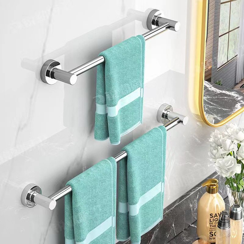 304毛巾杆不锈钢单杆浴室毛巾架卫生间挂杆单杆墙上壁挂架子