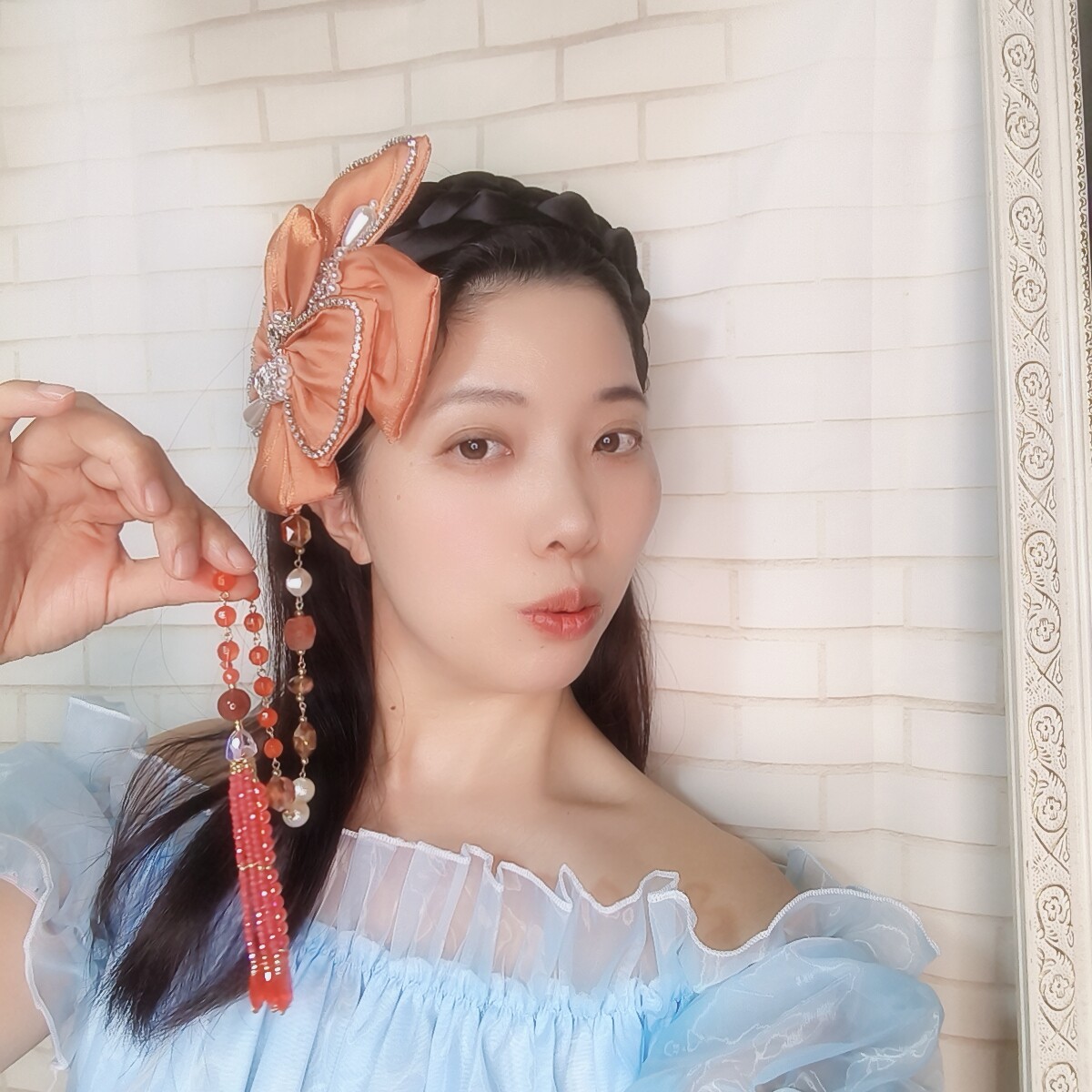 2026新款复古水晶发箍