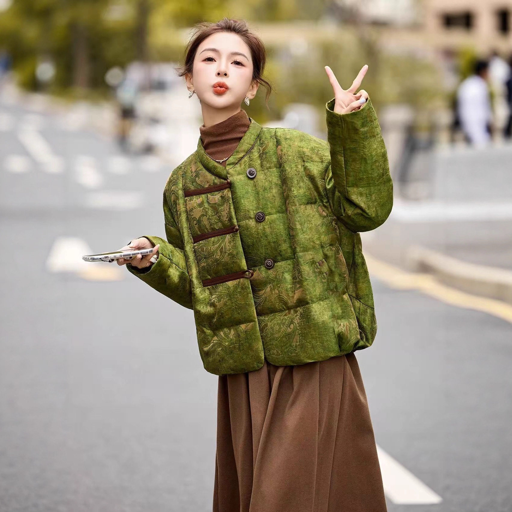 2025新款冬季新中式国风香云纱浮光锦棉衣外套复古提花保暖上衣,女装/女士精品,棉衣/棉服,淘宝优惠券,粉丝福利购,淘宝优惠卷