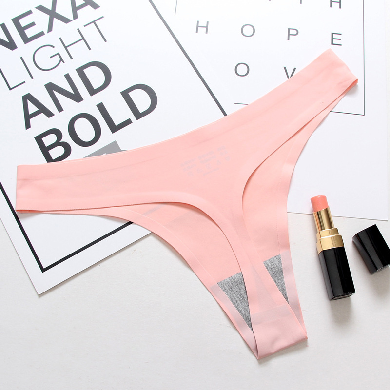 冰丝诱惑性感丁字内裤女大码少妇