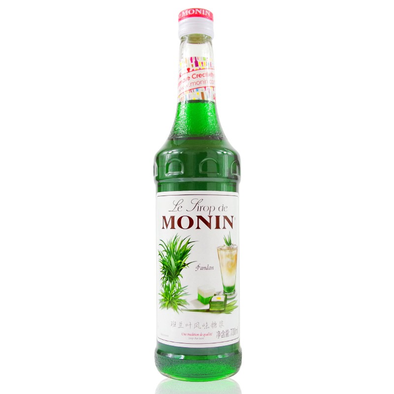 莫林MONIN斑斓叶糖浆班兰叶700ml