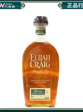 爱利加小批量黑麦威士忌ELIJAH CRAIG Straight Rye 美国进口洋酒