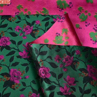 提花坊新中式国风提花布料高端女装外套连衣裙裤子服装提花面料