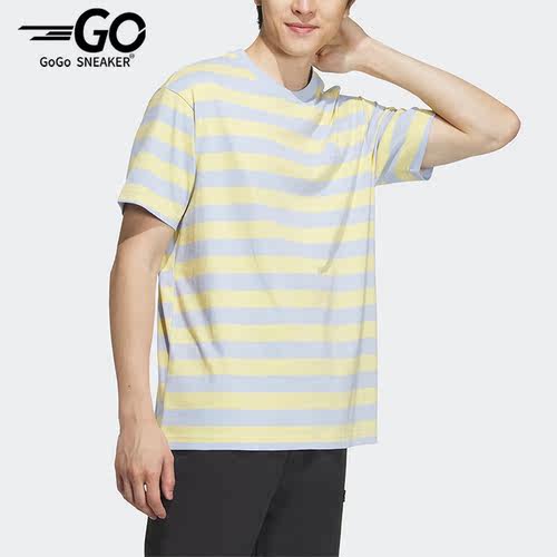 Adidas/阿迪达斯正品夏季男女NEO条纹运动短袖IA4977