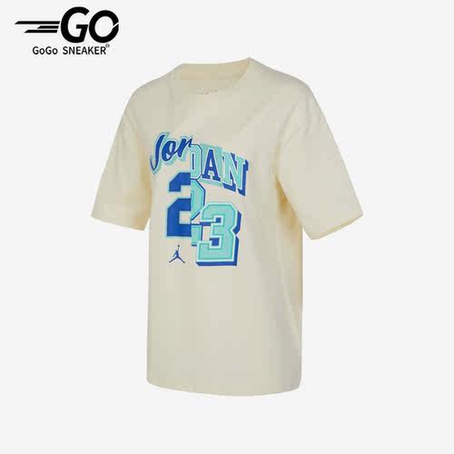 Nike/耐克正品Jordan女子宽松舒适透气短袖T恤FQ0362-113