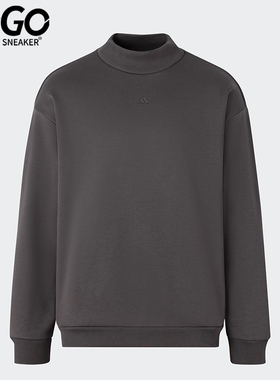 Adidas/阿迪达斯正品篮球加绒情侣针织舒适运动圆领卫衣IX1966