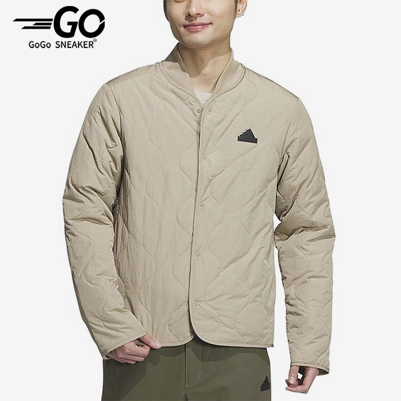 阿迪达斯男士保暖运动休闲棉服