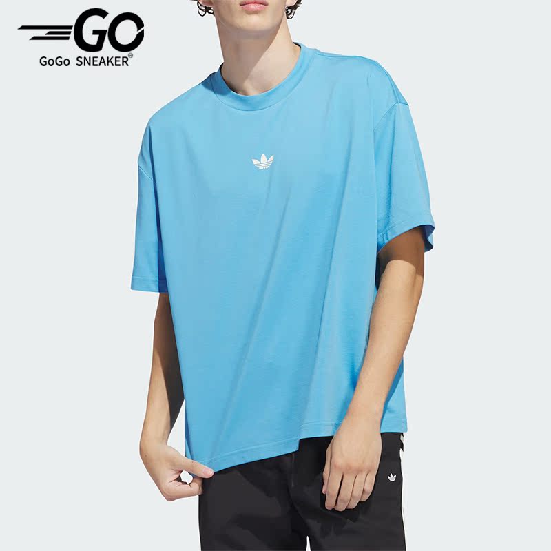 阿迪达斯男女运动休闲短袖