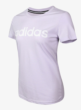 Adidas/阿迪达斯正品 夏季女子运动型格短袖T恤 GJ7932