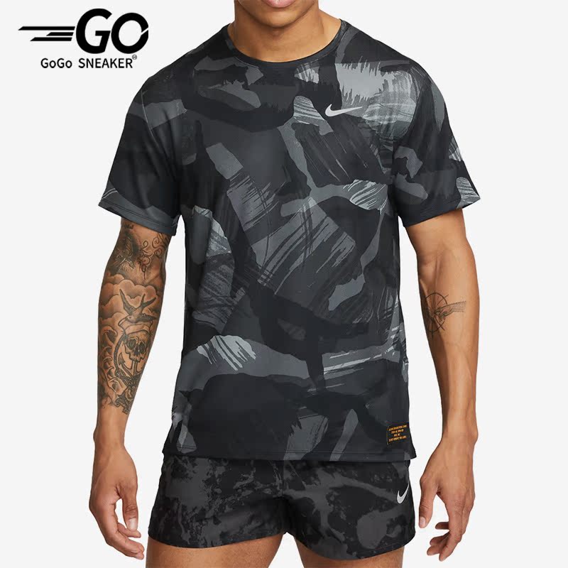 Nike/耐克正品印花跑步男子运动短袖T恤FD4053-010