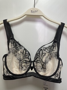 奥丽侬摩登本色内衣75C超薄兔耳朵杯软钢圈性感蕾丝