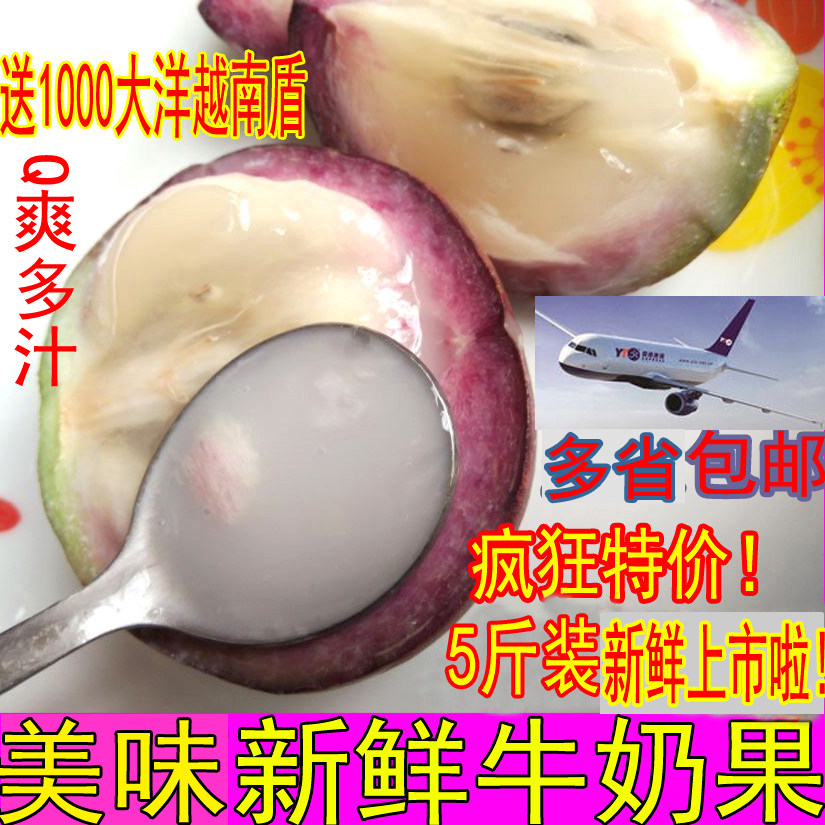 皇冠店新鲜牛奶果热带水果金星果星苹果宝宝孕妇月子5斤包邮