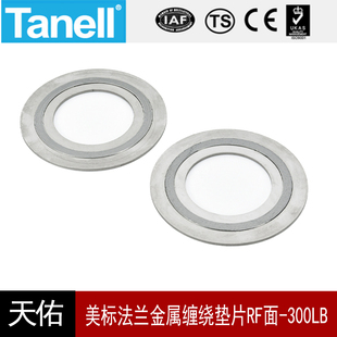 美标法兰金属缠绕垫片RF面-300LB 天佑管业138