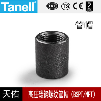 碳钢内丝管帽Tanell耐210KG