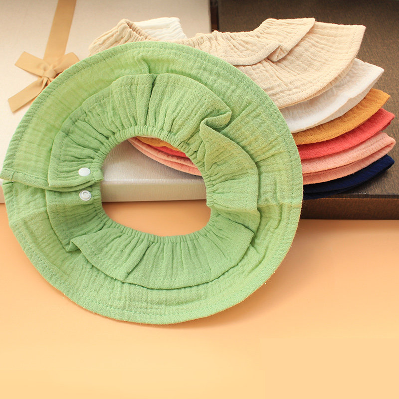 薄款新生婴儿柔软围嘴夏纯棉纱布女宝宝透气吸水口水巾防吐奶围兜,婴童用品,小围嘴,淘宝优惠券,粉丝福利购,淘宝优惠卷