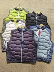 Produced by a Major Manufacturer! Winter Warm Lightweight Color-Blocked Breathable Loose Vest, Gourd-Shaped down Vest for Men and Women