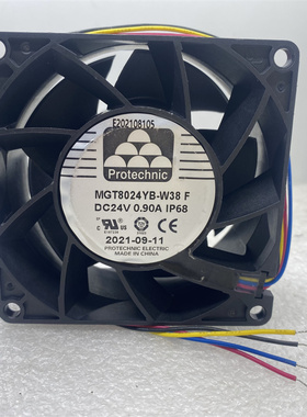 MGT8024YB-W38 F IP68防水 24V 0.90A大风量风扇 MGT8012VB-W38