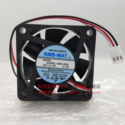 2406KL-05W-B59 原装NMB 6015 24V 0.13A 6CM 数控机床发那科风扇