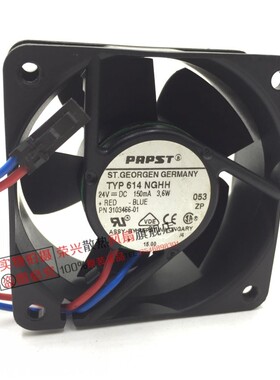 全新原装  TYP 614NGHH/NHH 6CM 6025 24V 3.6W/3.0W散热风扇