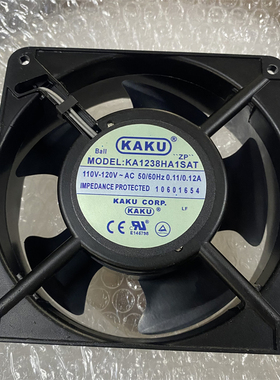 原装KAKU卡固12038 110V-120V 220V 散热风扇 KA1238HA1/A2