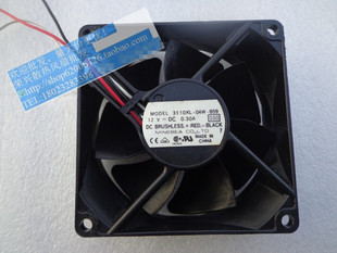 12V 8厘米 0.30A 3线机箱散热风扇3110KL B59 美培亚NMB 04W 8025