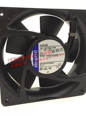 德国 TYP4182NX 4184NH 12038 12CM  12V 24V 高端设备金属框风扇