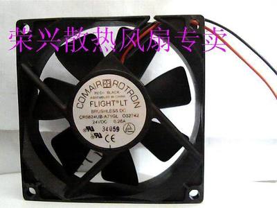 美国康姆罗顿 CR0824UB-A71GL 8025 24V 0.26A 2线 变频器风扇