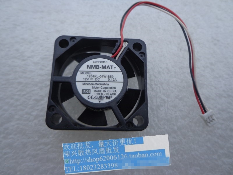全新机箱NMB-MAT 1204KL-04W-B59 3010 12V 012A 安川变频器风扇