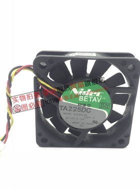 NIDEC 6cm/厘米 6015 TA225DC 12V 0.16A 3线风扇R33965-58 CIS1F