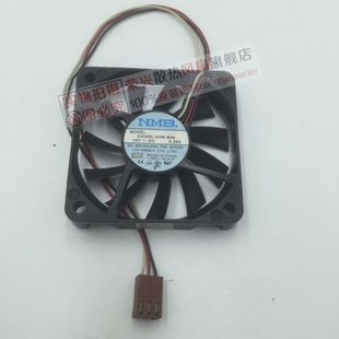 04W B59大风量 12V NMB 6CM 2404KL 0.35A 三线滚珠机箱风扇 6010