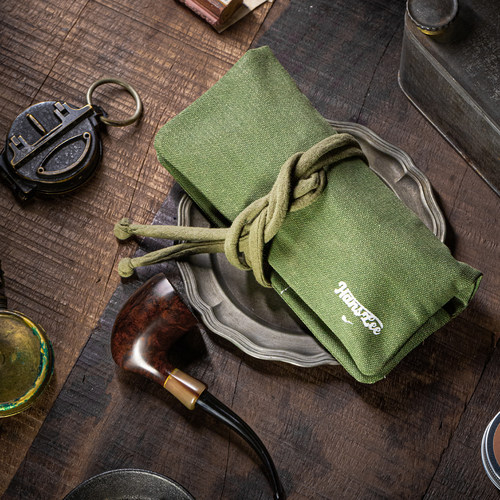 大汉原创手工帆布烟斗包袋一斗入