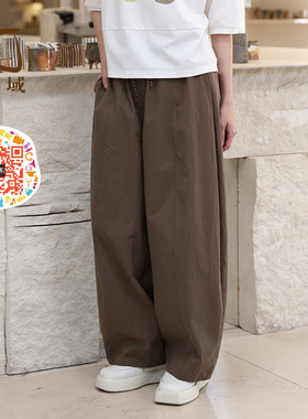 ART艺域女装正品专柜2026春新款纯色百搭时尚阔腿裤R1K007
