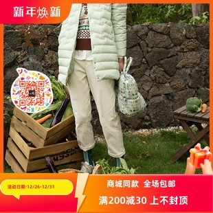 纯色百搭自然腰长裤 ART艺域女装 新款 专柜冬款 M4K022 正品