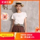 专柜2025夏新款 ART艺域女装 正品 简约百搭T恤Q2T058
