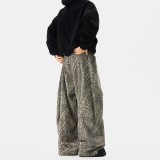 豹纹中性牛仔长裤B25-P55，男装休闲裤，星座617A-3（原B318）