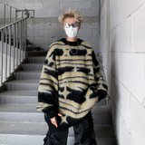 慵懒软糯鹿毛绒毛衣B32-P50，男装针织衫/毛衣，星座617A-3（原B318）