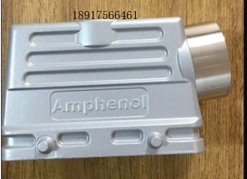 Amphenol安费诺 重载连接器40芯 机柜接头外壳  双扣侧出口PG29