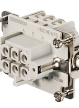 HDC HE 6 MS HDC HE 6 FSWEIDMULLER重载连接器 1200200000