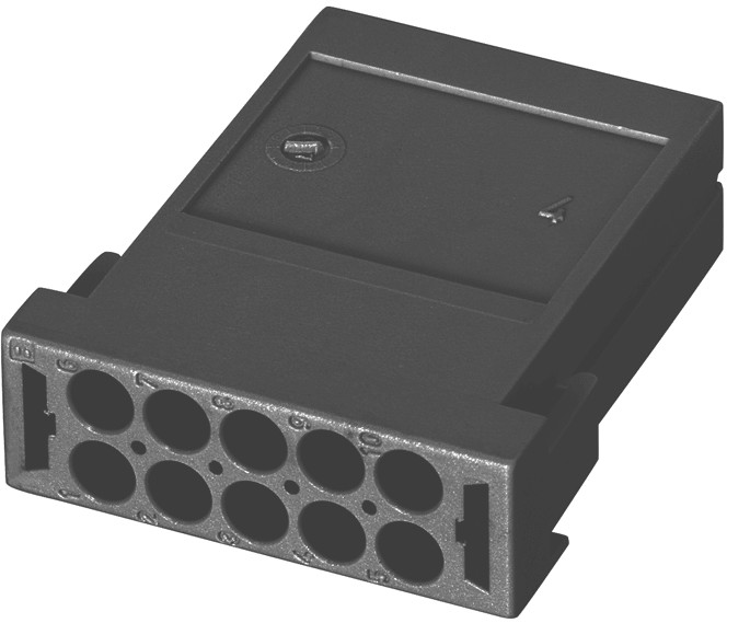 AMPHENOL TUCHEL - C146 C10 001 G8 - PA66-GF 模块 母 10芯