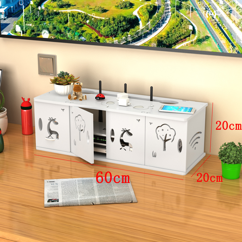 新款客厅机顶盒排插wifi路由器收