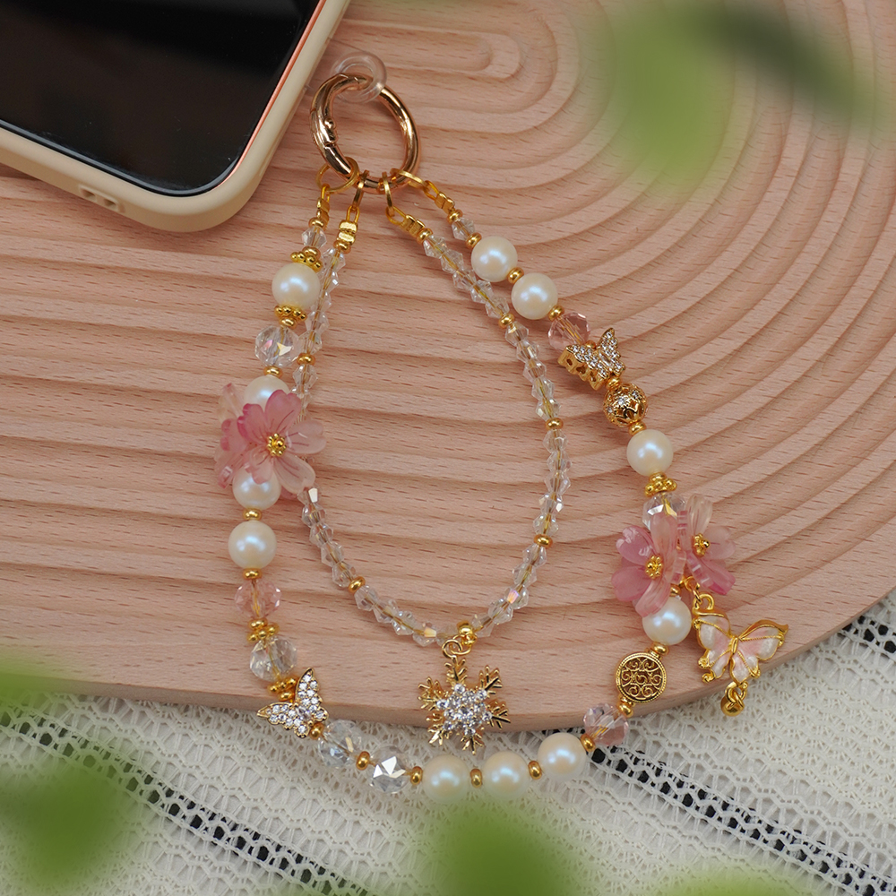 原创双链可挂腕手机链