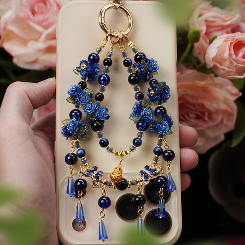 L系列高级感双链手机链