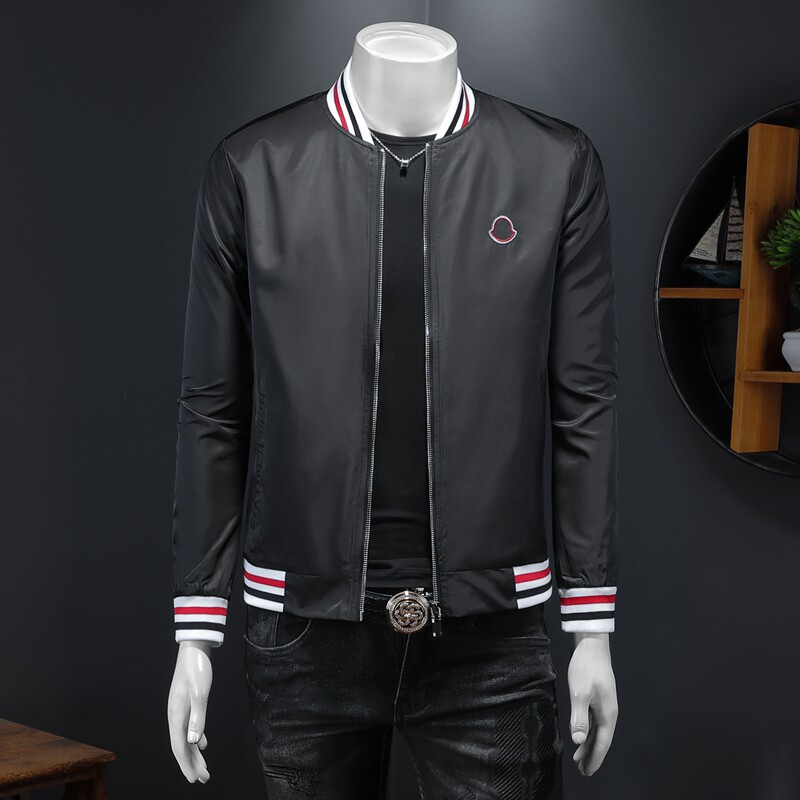 2026春秋热销棒球领logo刺绣修身夹克7144-P185,男装夹克,钱塘2010A