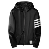 2026秋季热销休闲百搭青年连帽夹克衫货号7332-P210，男装夹克，钱塘2010A